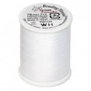 Nozue Sonoko beading thread - Wit